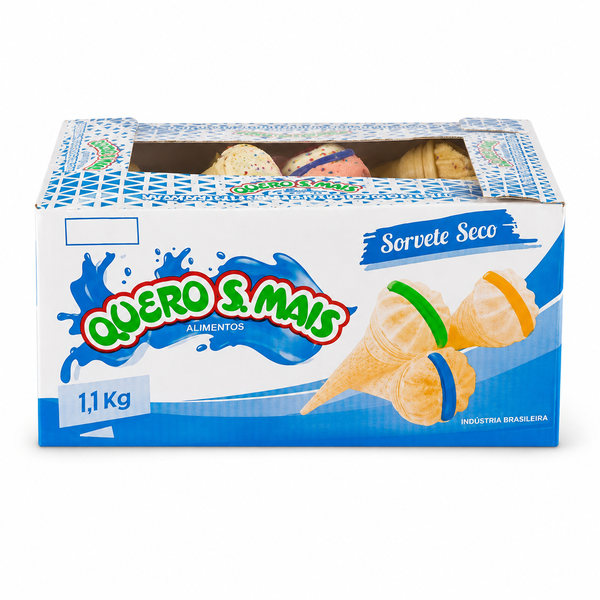 SORVETE SECO 1,1KG QUERO S.MAIS