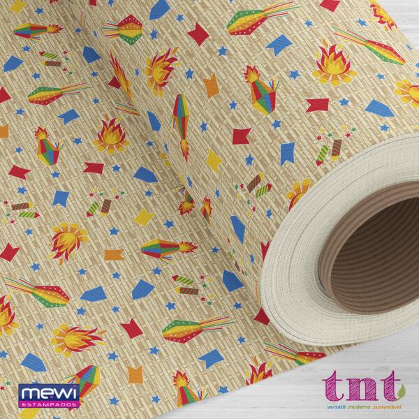 TNT 40 POL. EST. JUNINO PALHA BRANCO MEWI
