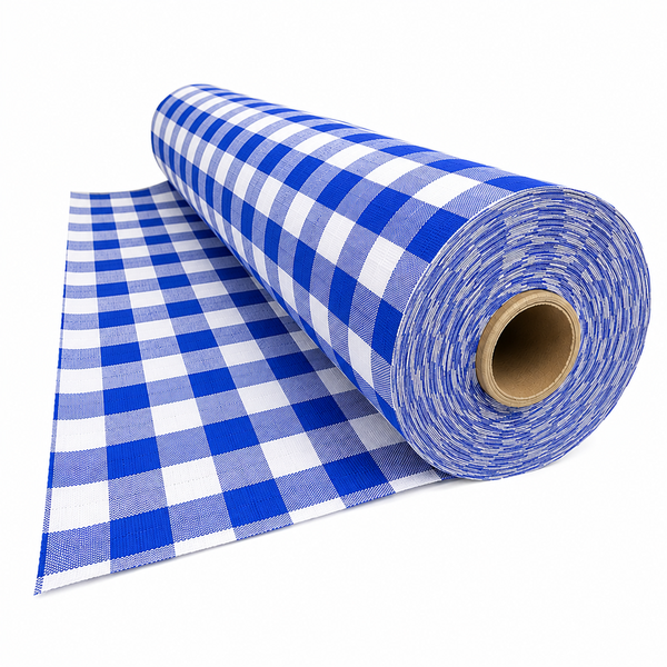 TNT 40 POL. EST. XADREZ AZUL ROYAL/BRANCO WEWI