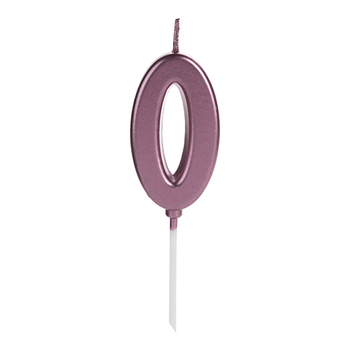 VELA PICK ROSE GOLD NUMERO 0 SILVER PLASTIC
