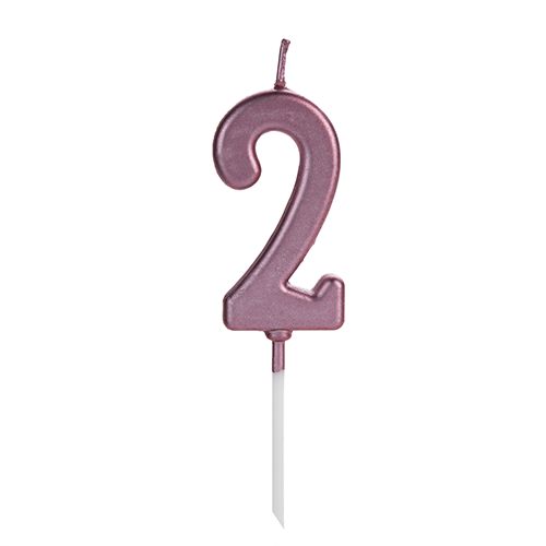 VELA PICK ROSE GOLD NUMERO 2 SILVER PLASTIC