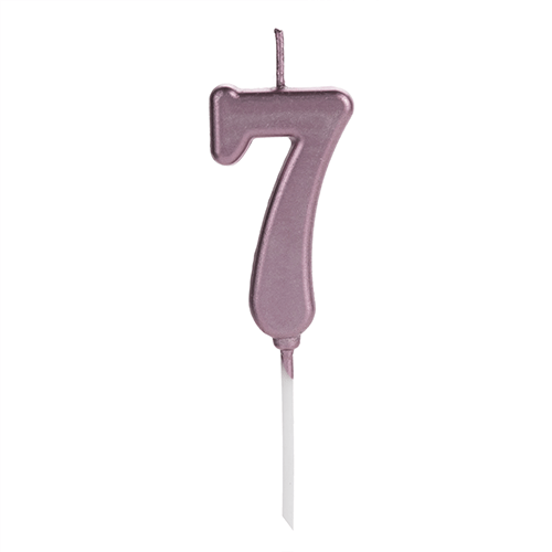VELA PICK ROSE GOLD NUMERO 7 SILVER PLASTIC