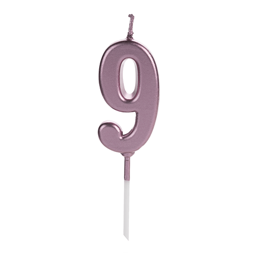 VELA PICK ROSE GOLD NUMERO 9 SILVER PLASTIC