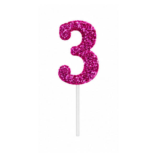 VELA SINGLE GLITTER PINK N 3 CURIFEST