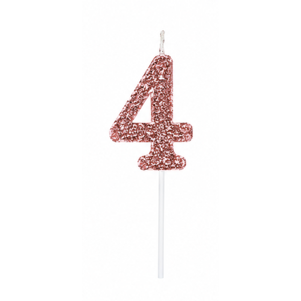 VELA SINGLE GLITTER ROSE N 4 CURIFEST
