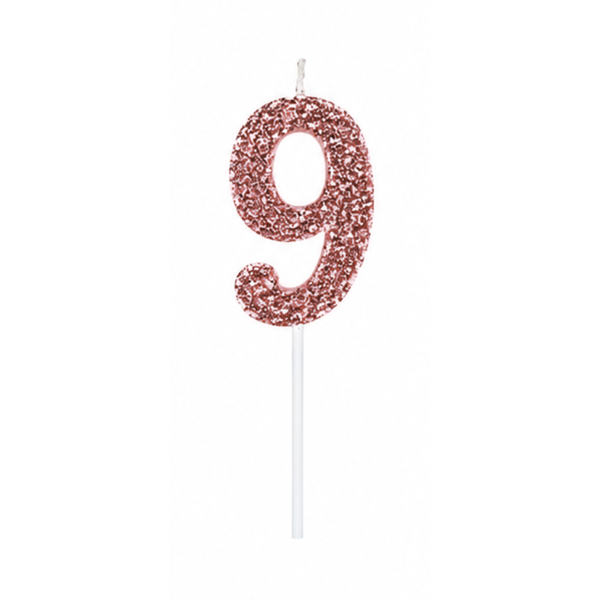 VELA SINGLE GLITTER ROSE N 9 CURIFEST