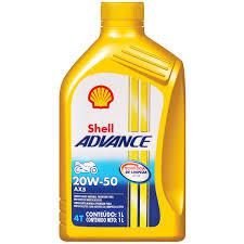 ÓLEO MOTOR SHELL ADVANCE 1L 20W-50 MOTOCICLETAS