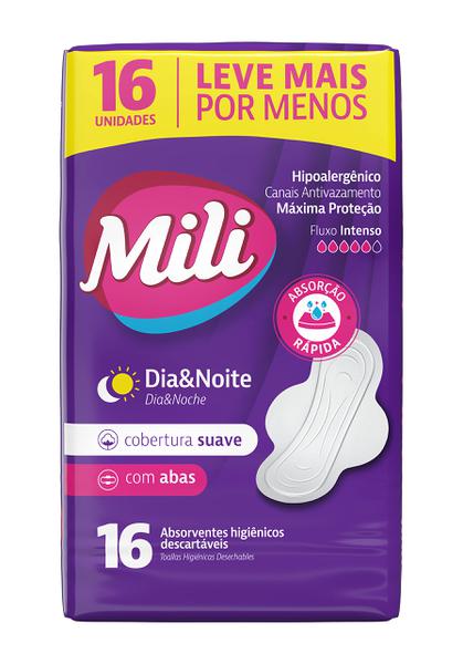 ABSORVENTE MILI DIA&NOITE 16UND