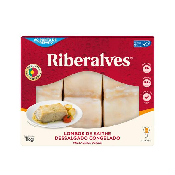 BACALHAU RIBERALVES 1KG LOMBO DESSALGADO