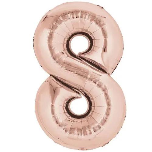 BALAO METALIZAD 75CM Nº08