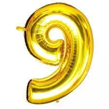 BALAO METALIZAD 75CM Nº09