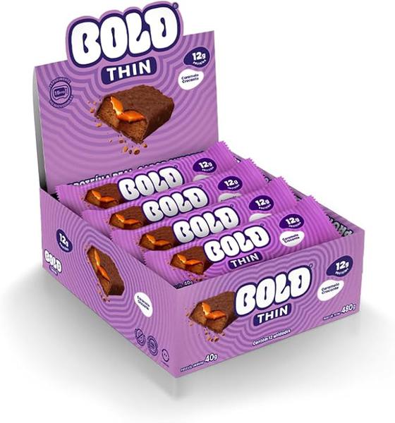 BARRA DE PROTEINA BOLD THIN 40G CARAMELO