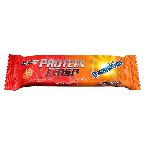 BARRA WHEY INTEGRAL MEDICA 45G PROTEIN CRISP 12G PROTEINA OVOMALTINE