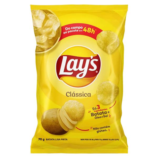 BATATA LAY'S 70G CLÁSSICA