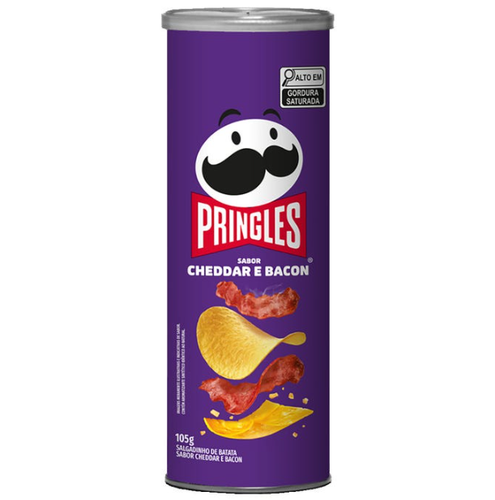 BATATA PRINGLES 105G CHEEDAR E BACON