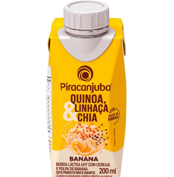 BEBIDA LÁCTEA PIRACANJUBA 200ML BANANA