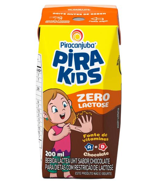 BEBIDA LÁCTEA PIRAKIDS 200ML TP ZERO LACTOSE CHOCOLATE
