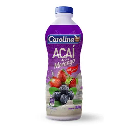BEBIDA LACTEA CAROLINA 800G AÇAÍ E MORANGO