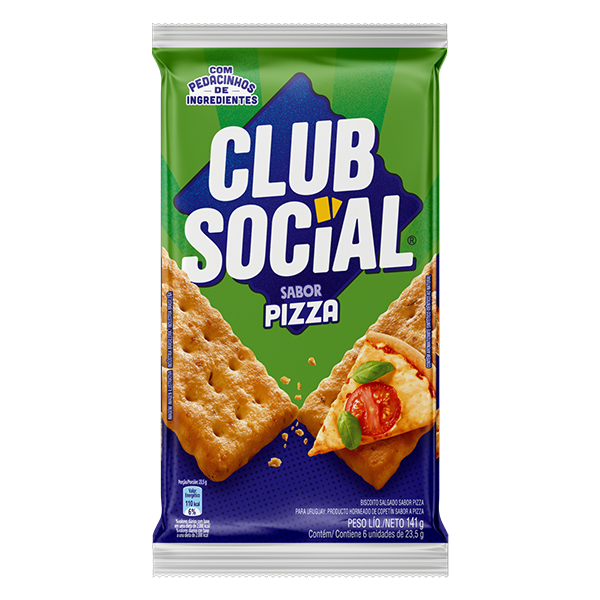 BISCOITO CLUB SOCIAL 141G PIZZA