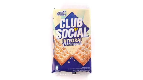 BISCOITO CLUB SOCIAL INTEGRAL TRADICIONAL 144G