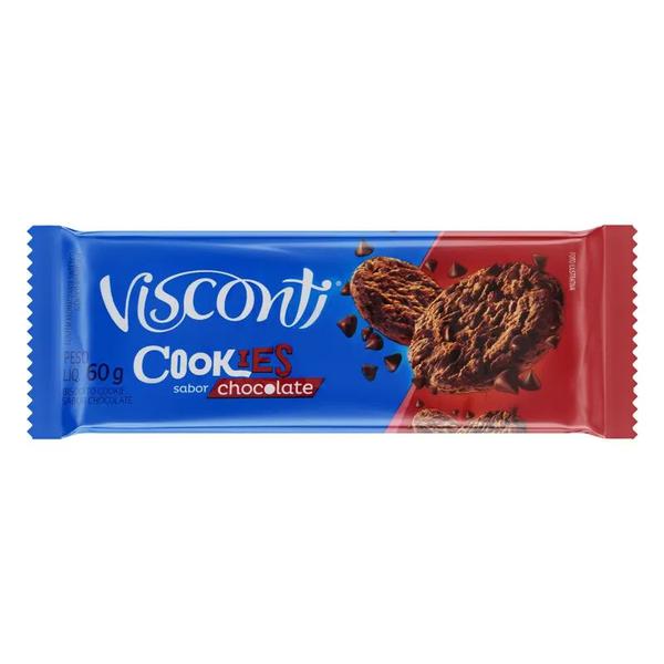 BISCOITO COOKIES VISCONTI 60G CHOCOLATE