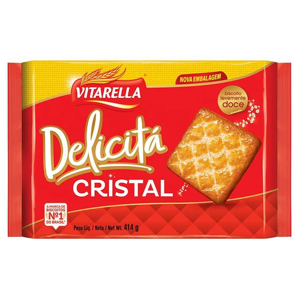 BISCOITO DOCE VITARELA DELICITÁ CRISTAL 414G