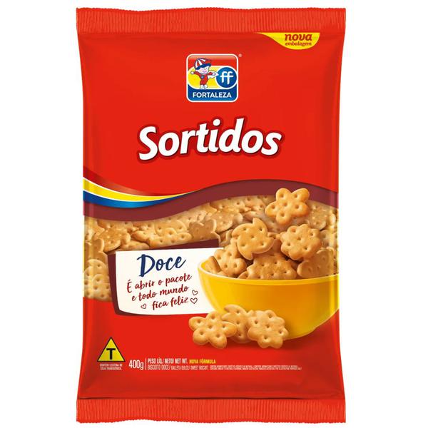 BISCOITO FORTALEZA DOCE 400G SORTIDO