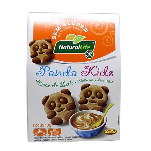 BISCOITO NATURALLIFE PANDA KIDS 100G DOCE DE LEITE