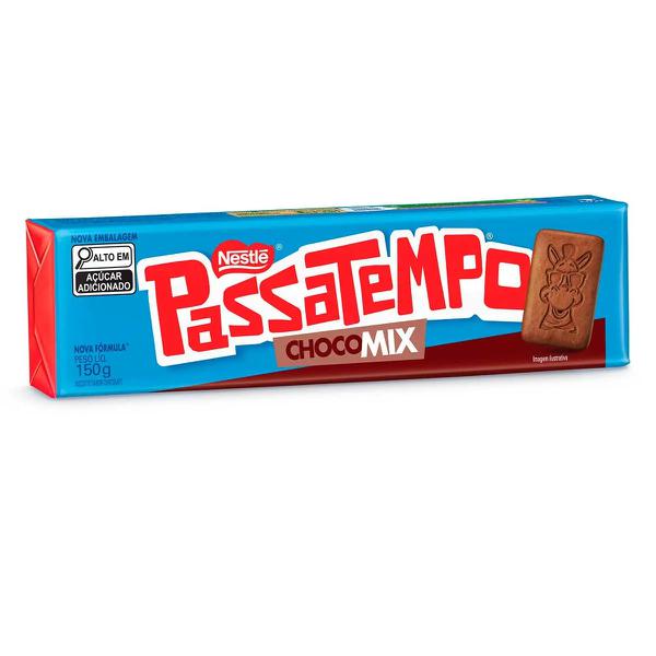 BISCOITO NESTLE PASSATEMPO 150G CHOCOMIX