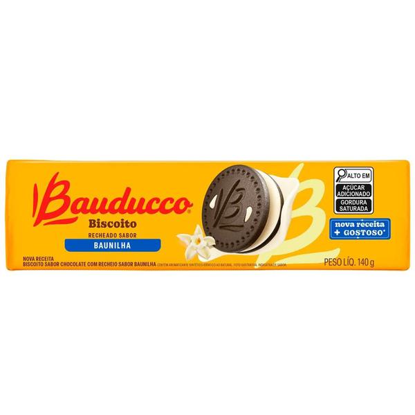 BISCOITO RECHEADO BAUDUCCO 140G BAUNILHA