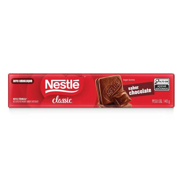 BISCOITO RECHEADO NESTLÉ CLASSIC 140G CHOCOLATE