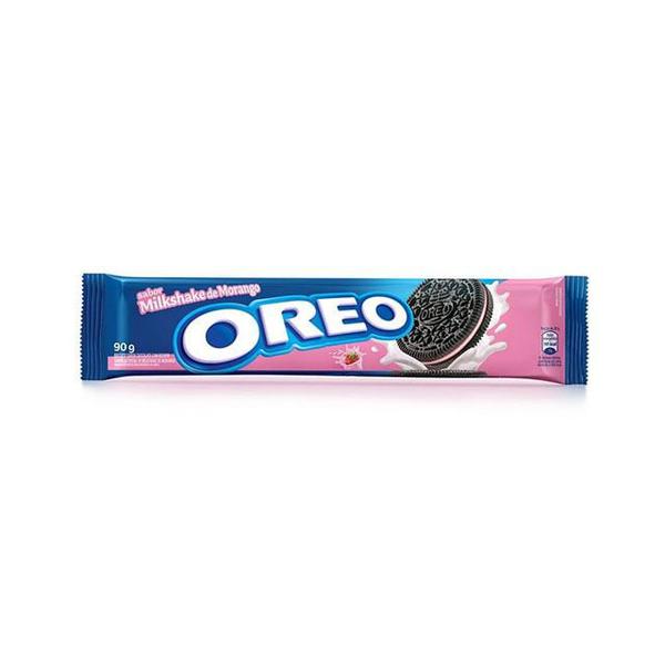 BISCOITO RECHEADO OREO 90G MILKSHAKE DE MORANGO