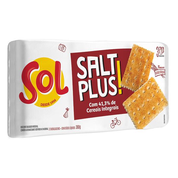 BISCOITO SALGADO AGUIA SALT 360G INTEGRAL