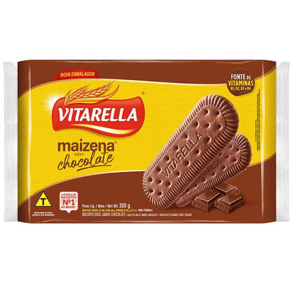 BISCOITO VITARELA MAIZENA 350G CHOCOLATE