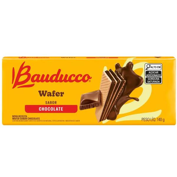 BISCOITO WAFER BAUDUCCO 140G CHOCOLATE