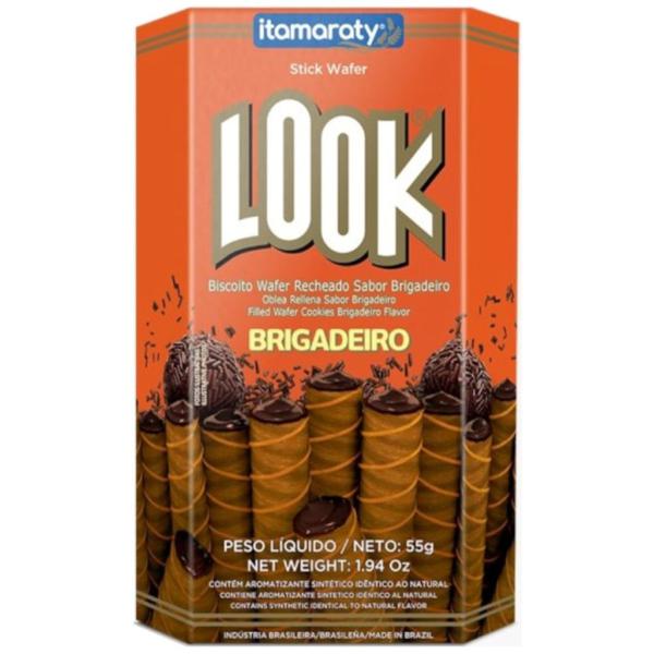 BISCOITO WAFER LOOK ITAMARATY 55G BRIGADEIRO