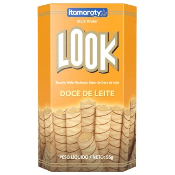 BISCOITO WAFER LOOK ITAMARATY 55G DOCE DE LEITE
