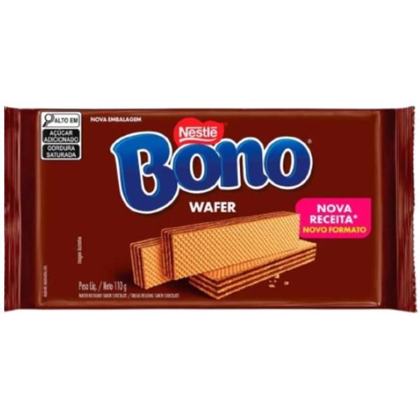 BISCOITO WAFER NESTLE BONO 110G CHOCOLATE