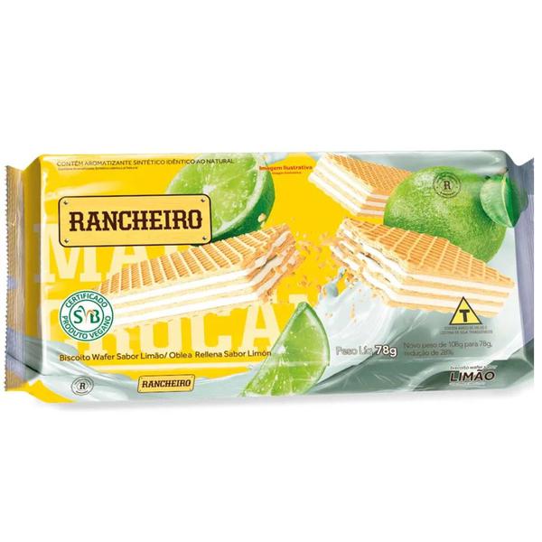 BISCOITO WAFER RANCHEIRO 78G LIMÃO