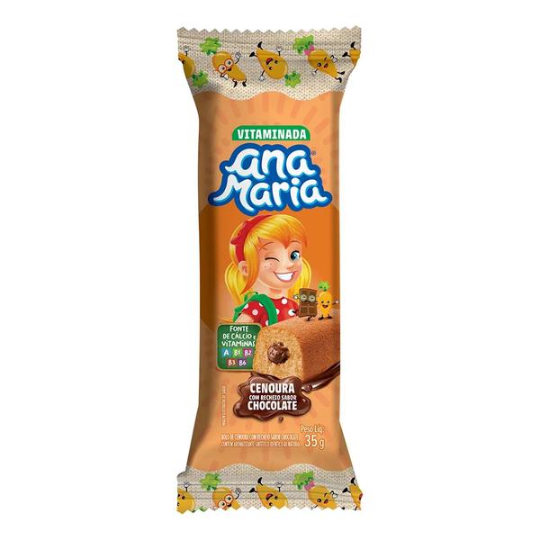 BOLO ANA MARIA 35G CENOURA COM CHOCOLATE