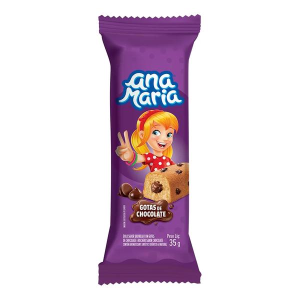 BOLO ANA MARIA 35G GOTAS DE CHOCOLATE