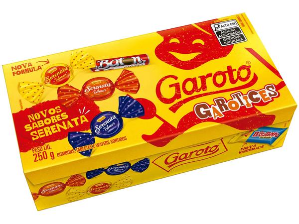 CAIXA BOMBOM GAROTO 250G