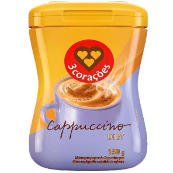 CAPPUCCINO 3 CORAÇÕES 150G DIET