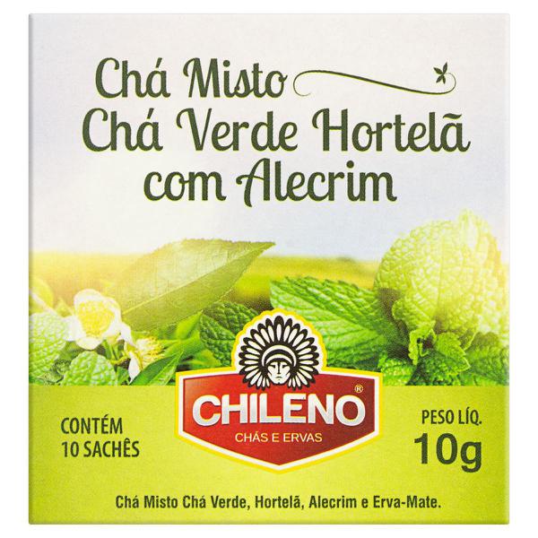 CHÁ MISTO CHILENO VERDE/HORTELÃ E ALECRIM