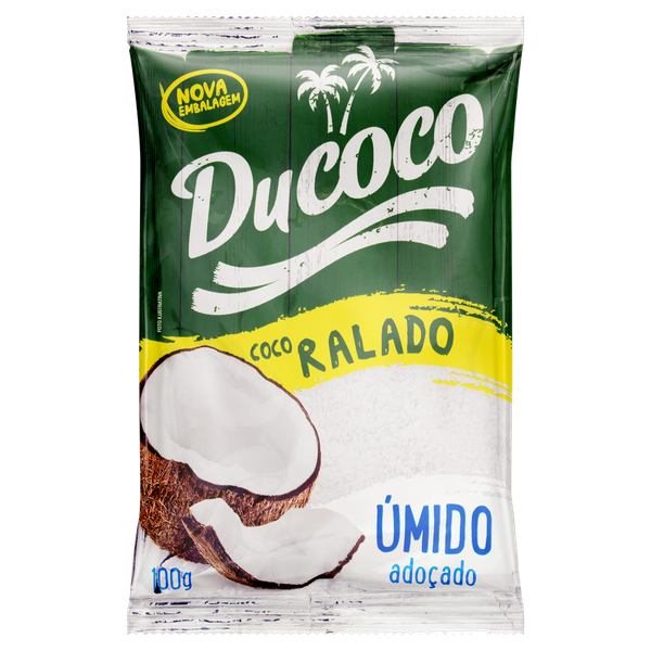 COCO RALADO DUCOCO 100G ÚMIDO ADOÇADO