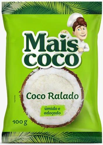 COCO RALADO MAIS COCO 100G ÚMIDO ADOÇADO