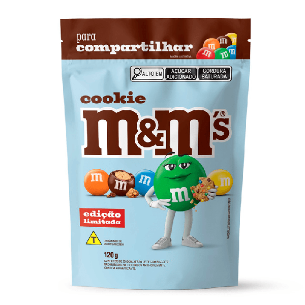 CONFEITO M&M'S 120G COOKIE