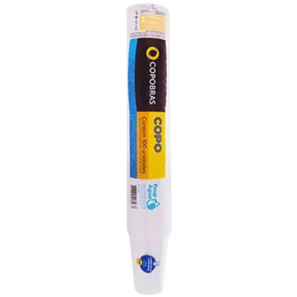 COPO DESCARTÁVEL COPOBRAS 180ML 100UND BRANCO
