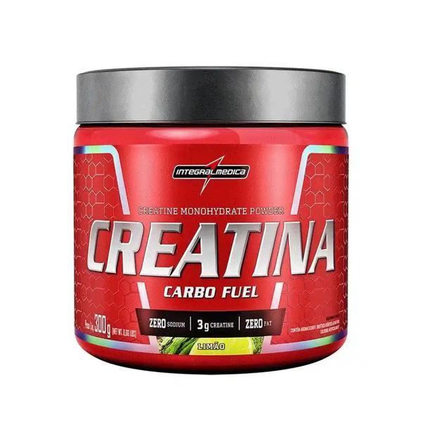 CREATINA MONOHIDRATADA INTEGRAL MEDICA 300G CARBO FUEL LIMAO