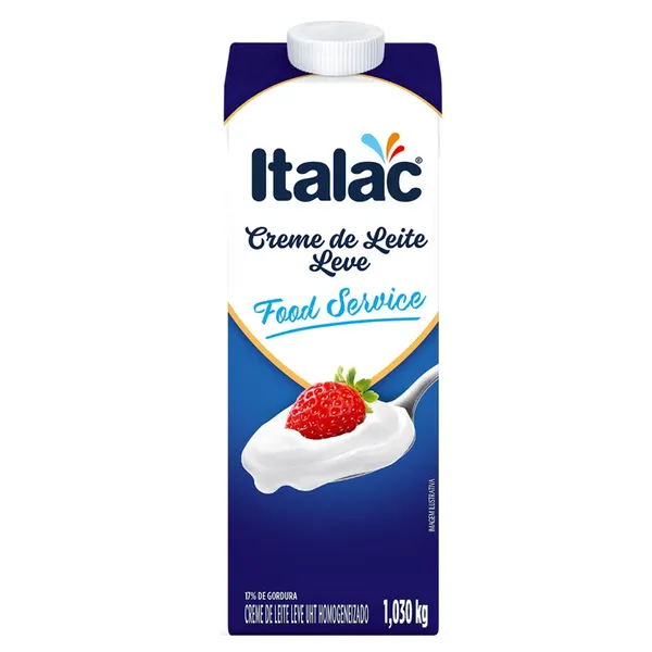 CREME DE LEITE ITALAC 1,030KG TP